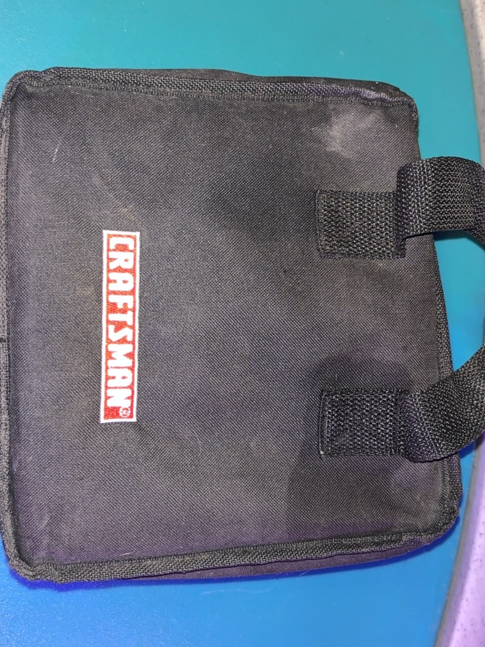 Craftsman Black Toiletry/Tool Pouch with Red Logo